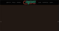 Desktop Screenshot of collegiateskatetour.com