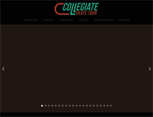Tablet Screenshot of collegiateskatetour.com